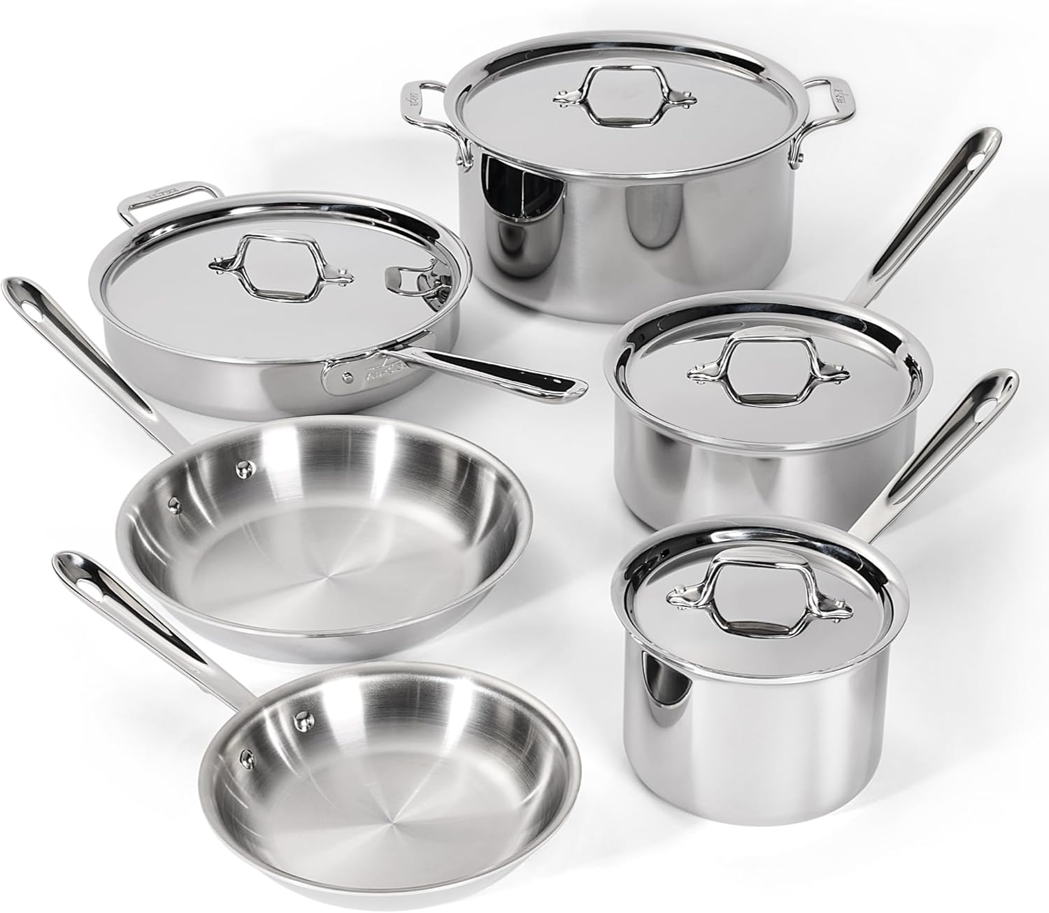 All-Clad D3 best cookware sets stainless steel