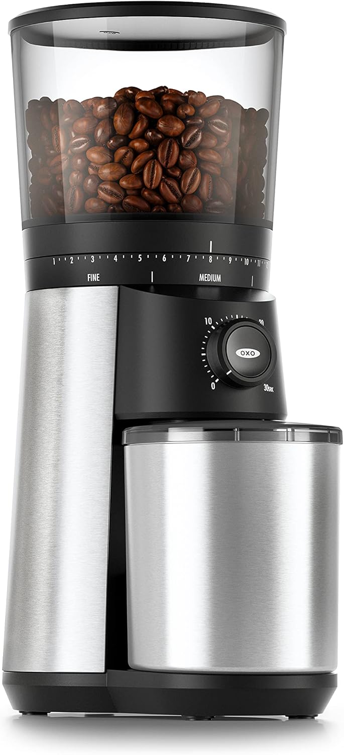 Best OXO Brew Conical Burr coffee grinder stainless steel