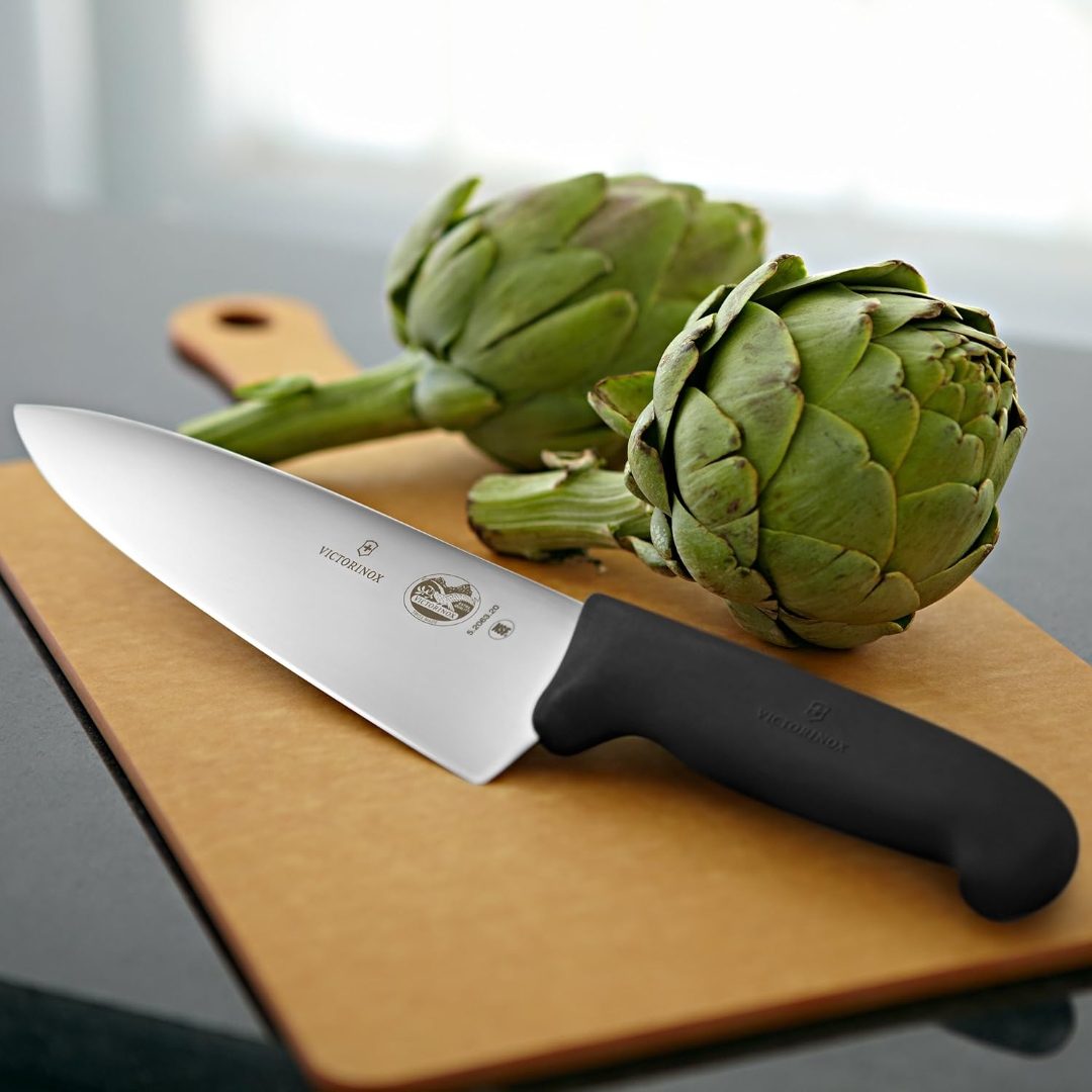 Victorinox Fibrox 8-inch chef’s knife with black handle