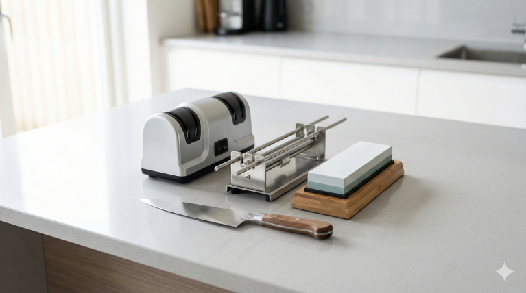 Best Knife Sharpeners 2025 (Electric vs Manual vs Whetstone)