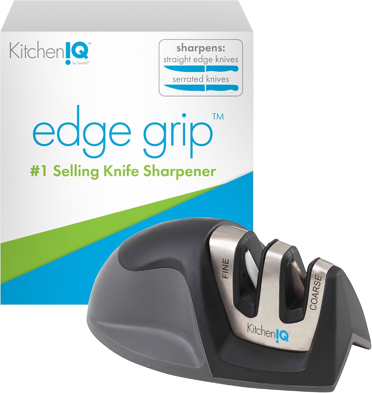 KitchenIQ Edge Grip 2-stage knife sharpener
