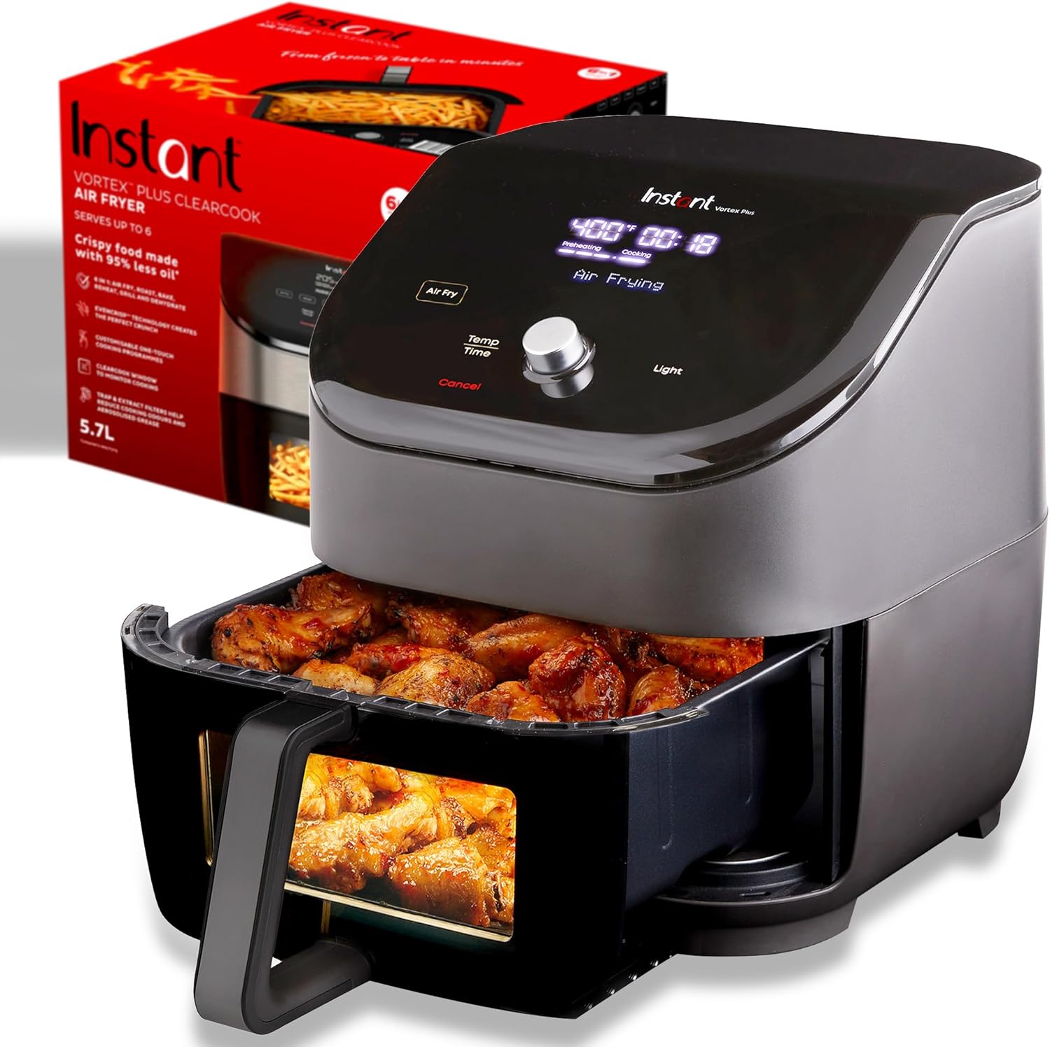 Instant Vortex Plus 6QT ClearCook air fryer