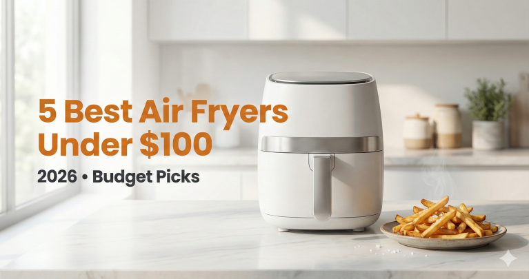 5 Best Air Fryers Under $100 in 2026: Crispy Results on a Budget