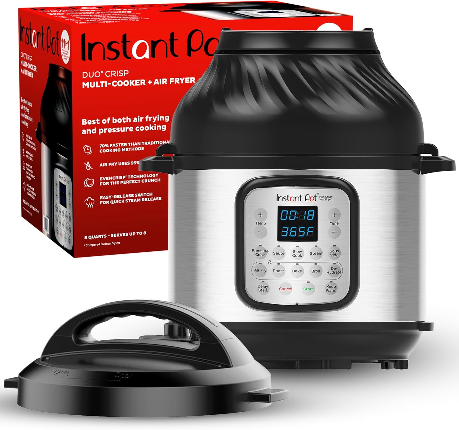 Instant Pot Duo Crisp plus Air Fryer multi-cooker